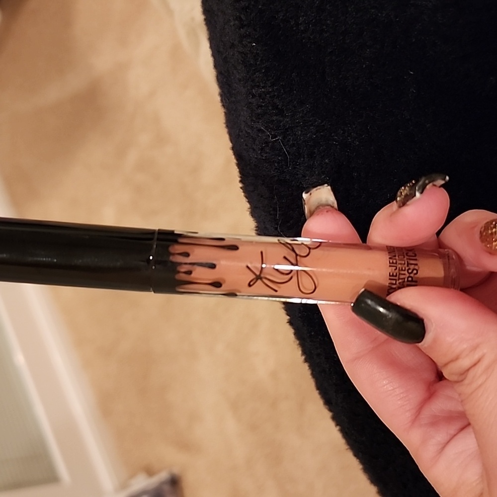 Womens Kylie liquid lipstick color "posie k"